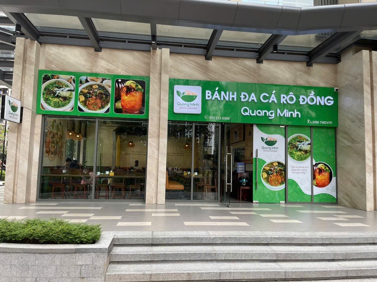 Bánh đa cá rô đồng Quang Minh